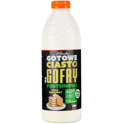 PROTEINOWA MIESZANKA CIASTA NA GOFRY W BUTELCE