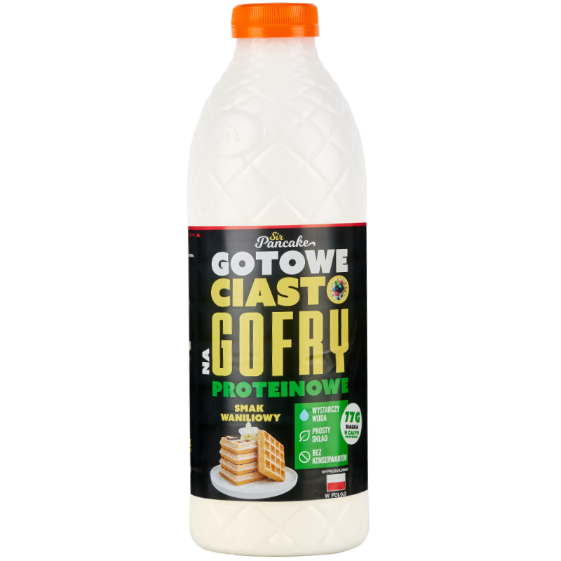 PROTEINOWA MIESZANKA CIASTA NA GOFRY W BUTELCE